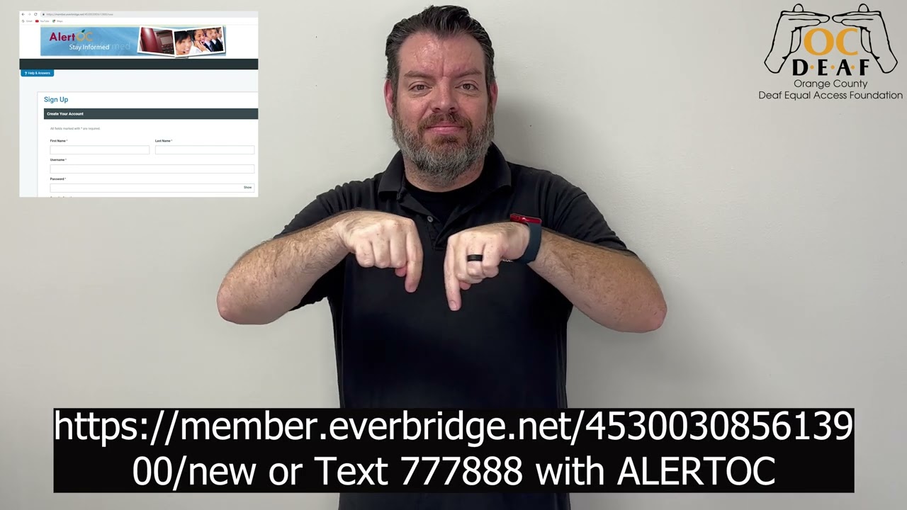 OC DEAF - AlertOC